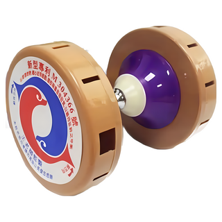 巨 一般扯鈴 三合一響鈴 (小) A-10137 /一組入 台灣製 兒童玩具 運動玩具, 1套, 淺咖啡色