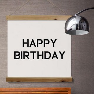 아트박스/꾸밈 ca448-우드스크롤_60CmX60Cm-영문타이포그래피