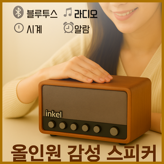 인켈 ARIA 무선 고속충전 블루투스 미니 스피커
