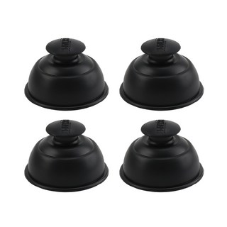 [上手家居] 軟拔罐器 4入組 矽膠真空拔罐杯 刮痧滑罐, 1個, 4入組 矽膠拔罐器 大號 黑色8.5cm