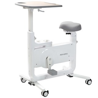 로베라 테이블 바이크 미니 실내 자전거 접이식 헬스 사이클, TB-300, 화이트 + 블랙