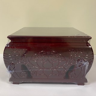 8寸8神明座/座墊/貼座/神座(高)/台灣製，穩固神像，莊嚴美觀，提升神明廳氛圍, 1個, 紅色