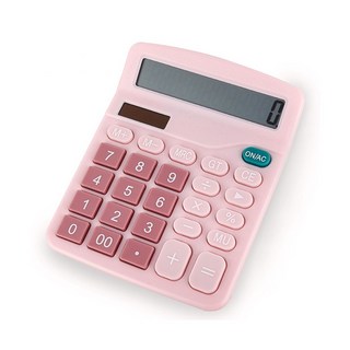 SIN6734 12位數彩色學生計算機 文具, 1個, 彩色