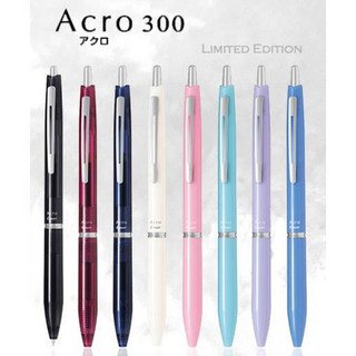 PILOT 百樂 BAC-30EF 輕油筆 Acro 300型 (0.5mm) - 書寫流暢、握感舒適、多色可選, 透明黑CB, 1個