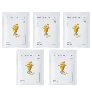 Body Goals 白奶昔 飽飽控卡白奶昔 香蕉歐蕾 高蛋白低卡 美味代餐 健康飽腹感 體重管理好幫手, 30g, 5個