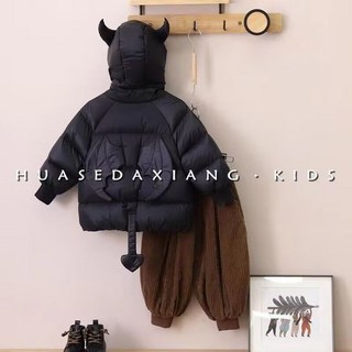 兒童外套棉服加厚保暖兒童冬裝羽絨棉服新款棉服冬季寶寶加絨棉衣棉襖洋氣休閒外套冬裝棉衣