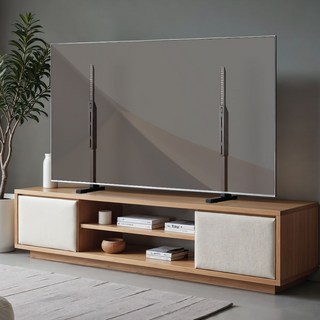 TV스탠드 55-90인치 티비거치대 받침대 LG 삼성 대형 호환 브라켓 다리, 1개, KLS-55L