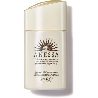 ANESSA 아네사 퍼펙트 UV 스킨 케어 BB 파운데이션 SPF50+ PA++++ 시트러스비누향 25ml 해외직구 카크닉 휴대용 골프, 3개