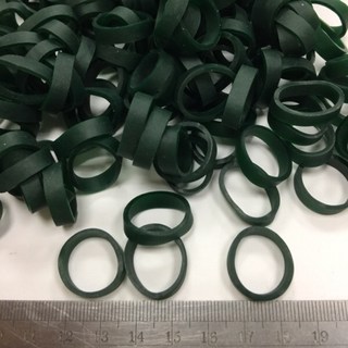 【HY】天然橡膠橡皮筋 No. 8*1.5mm*5mm (1kg/包) 美術文件票據小型包裝綑綁, 1個, 綠色, 綠色