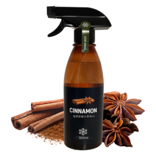 시나몬 계피스프레이 벌레기피제 계피바크오일 좀벌레 날벌레 쌀벌레 항균 곰팡이제거, 1개, 500ml