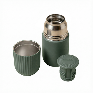 필모아 미니 텀블러 보온 보냉병 휴대용, U150TM 카키, 1개, 150ml