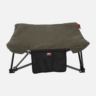 HOUT 寵物露營床 摺疊犬旅床 輕量鋁架 可拆洗寵物睡墊 戶外便攜, 1個, 軍綠