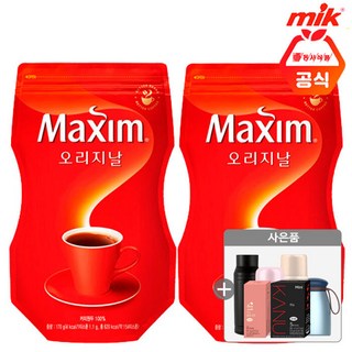 맥심 오리지날 리필 170g x 2개+사은품랜덤(id당1개), 1개입, 2개