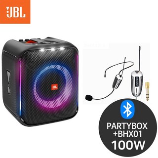 JBL 파티박스 앙코르+BHX01 행사 무선 헤드셋 마이크
