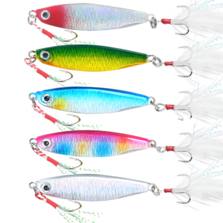 트로네틱 삼치 고등어 방어 부시리 메탈지그, 5개, 20g, 혼합색상