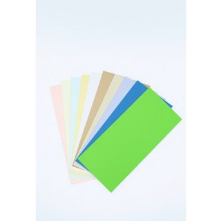 색지봉투 105x220 쟈켓 리플렛 편지 발송용, 2. 싸이앤블루_105x220 (색지 50매)