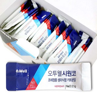 코막힘 막힌코뚫는 비염기계 오투웰 시원코세정기분말, 70개