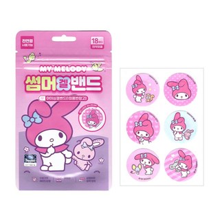 마이멜로디 썸머 겔 밴드 온가족용 18매입, 1개, 18개입