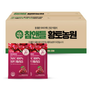 참앤들황토농원 NFC 타트체리즙, 2.1L, 1개