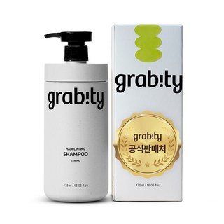 그래비티 헤어리프팅샴푸 스트롱 탈모증상완화 극강볼륨 모발강화, 475ml, 1개