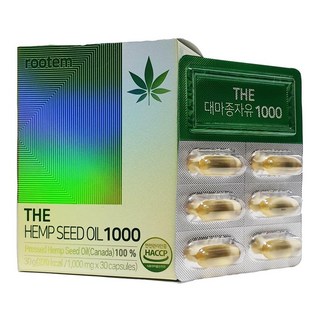 닥터루템 정품 THE 대마종자유 1000, 30정, 30g, 1개