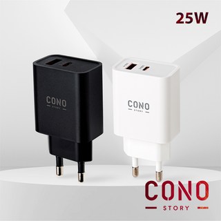 코노 GaN PD 고속 휴대폰 충전기 25W, 1개, 블랙(25W)