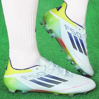 아디다스 축구화 F50 엘리트 FG 천연잔디용 세미 블루-옐로우