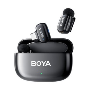 Boyamini 무선 라발리에 마이크 아이폰 안드로이드 스마트폰 PC 컴퓨터용 브이로그 틱톡 유튜브 컨텐츠 크리에이터, 1)142TX-1RX-CCType-c