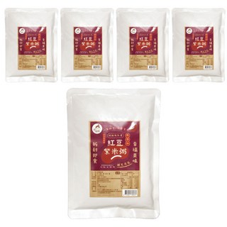 烏嬤嬤 紅豆紫米粥 拆封即食 無添加, 310g, 5個