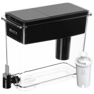 Brita 6.4L桌上型濾水箱 8週 圓形 濾心, 1個, 標配UltraMax水箱(已含1白色濾芯