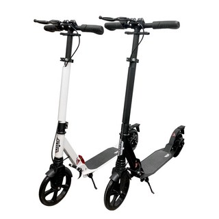 룰루온 (구 킨즈) 프로 킥보드 초등학생 어린이 두발 성인 주니어, 룰루온 (구 킨즈) 프로킥보드-블랙, 1박스