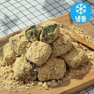 떡공방형제 쑥인절미 개별포장 식사대용 냉동떡 쑥개떡, 10개, 80g