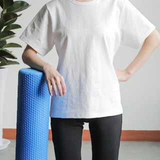 근막이완 폼롤러 90cm 스트레칭 운동기구 홈트레이닝 재활 마사지봉 바디케어 블루, 1개