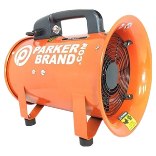 PARKER BRAND手提式抽送風機，適用下水道施工灌氣，工廠通風循環抽風，多尺寸可選, 12吋管道風機+5M管, 客戶安裝