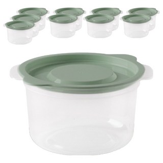 제오닉 냉동 국 보관용기, 그린, 10개