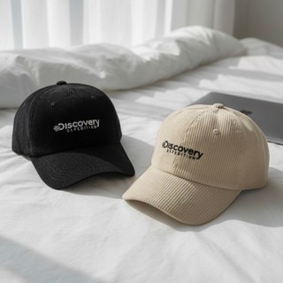 [백화점정품] 디스커버리 모자 코듀로이 볼캡 골덴 패션 야구 골프 캠핑 아웃도어 4컬러