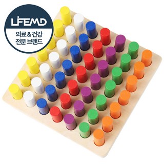 라이프엠디 작업치료도구 교구 손가락 재활 작업 도구 인지 치매 노인놀이치료 치매예방 소근육 인지치료, 1개