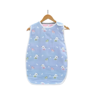 六層紗純棉寶寶防踢被，透氣舒適防踢被，多款可愛圖案可選