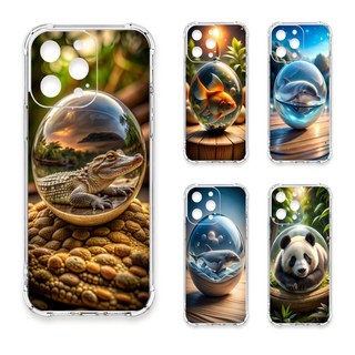 24H快速出貨 TRON 三星 A52/52s 水晶球裡的動物們2 四角防摔 軟殼 手機殼