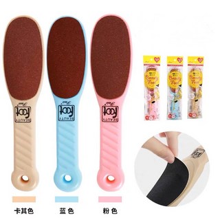 BEAUTY FOOT平替款足部去角質雙面磨砂棒，輕鬆去除老廢角質，展現光滑細嫩美足, 1個, 粉色