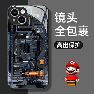 機械瑪利歐 iPhone 16 Pro 手機殼 適用 蘋果 15 Pro Max 保護套 14 新款 13 Pro