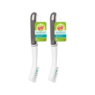 스카치브라이트 타일 및 틈새 브러쉬, 혼합색상, 2개