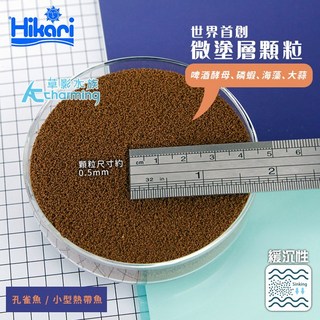 Hikari 高夠力 孔雀魚飼料，適合小型熱帶魚，0.5mm微塗層顆粒，70g, 1個, 高夠力 第三代 孔雀魚飼料（日版/10g