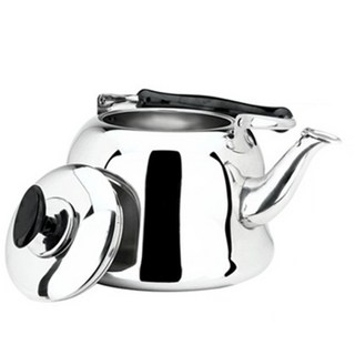 매우 두꺼운 304 스테인리스 스틸 차 주전자 레스토랑 호텔 및 수프 냄비 대용량 티팟, 03 1L