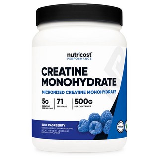 뉴트리코스트 크레아틴 모노하이드레이트 파우더 500g 블루라즈베리맛 1개