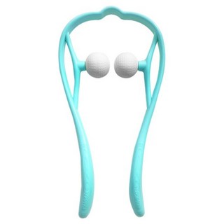 히든템 골프공 목 어깨 마사지기, 1개, 블루