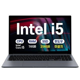 삼성 갤럭시북4 인텔 i5 15.6인치 사무용 학생용 업무용 인강용 가성비 노트북, 그라파이트, NT750XGR-A51A, 256GB, 16GB, Free DOS