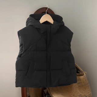 후드 패딩조끼 초등 주니어 130-170호