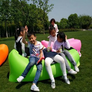 LINE 便攜充氣沙發 懶人沙發 戶外露營適用 可躺可睡, 隨機不挑色特價款