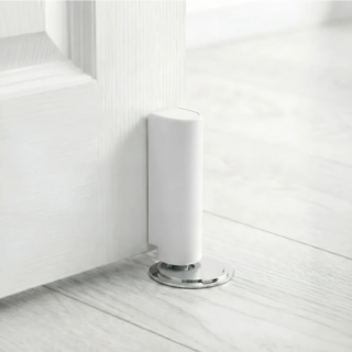 무타공 방문 도어스토퍼 강력 자석 초슬림 방문고정, 1개, 화이트